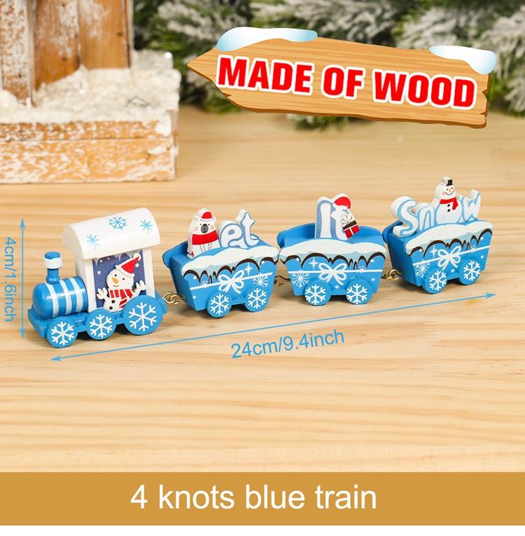Christmas Plastic/Wooden Train Merry Cristmas Ornaments Christmas Decor For Home 2025 Xmas Tree Decor Noel Navidad NewYear Gifts