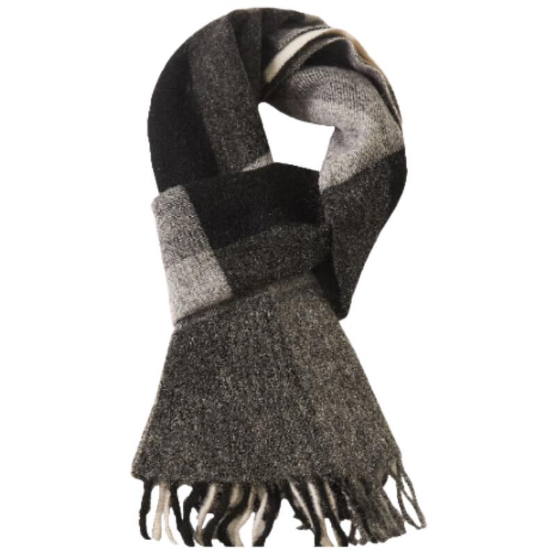 

Hengyuanxiang Autumn/Winter Wool Scarf 30x180cm (including fringe)