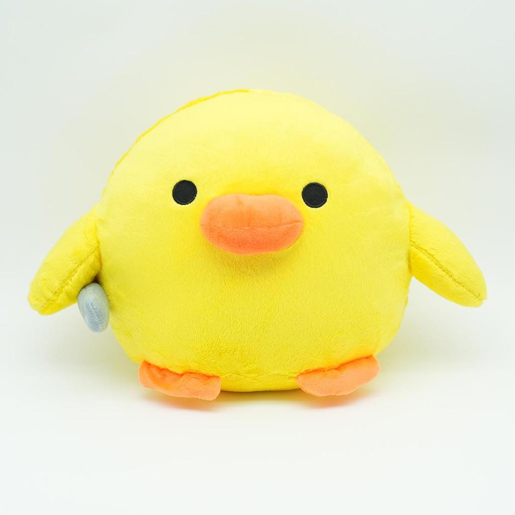 Adorable Plush Duck with Knife - Soft Cartoon Pillow