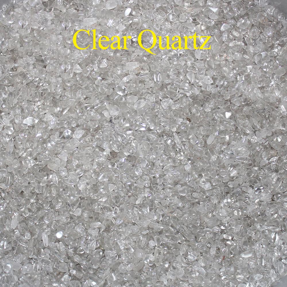 300g/Pack, Natural Donghai Crystal Chips Raw Stones for Good Luck, Meditation, Aquarium Gravel, Zen Decor, Terrarium, Positive Energy & Home Purifying