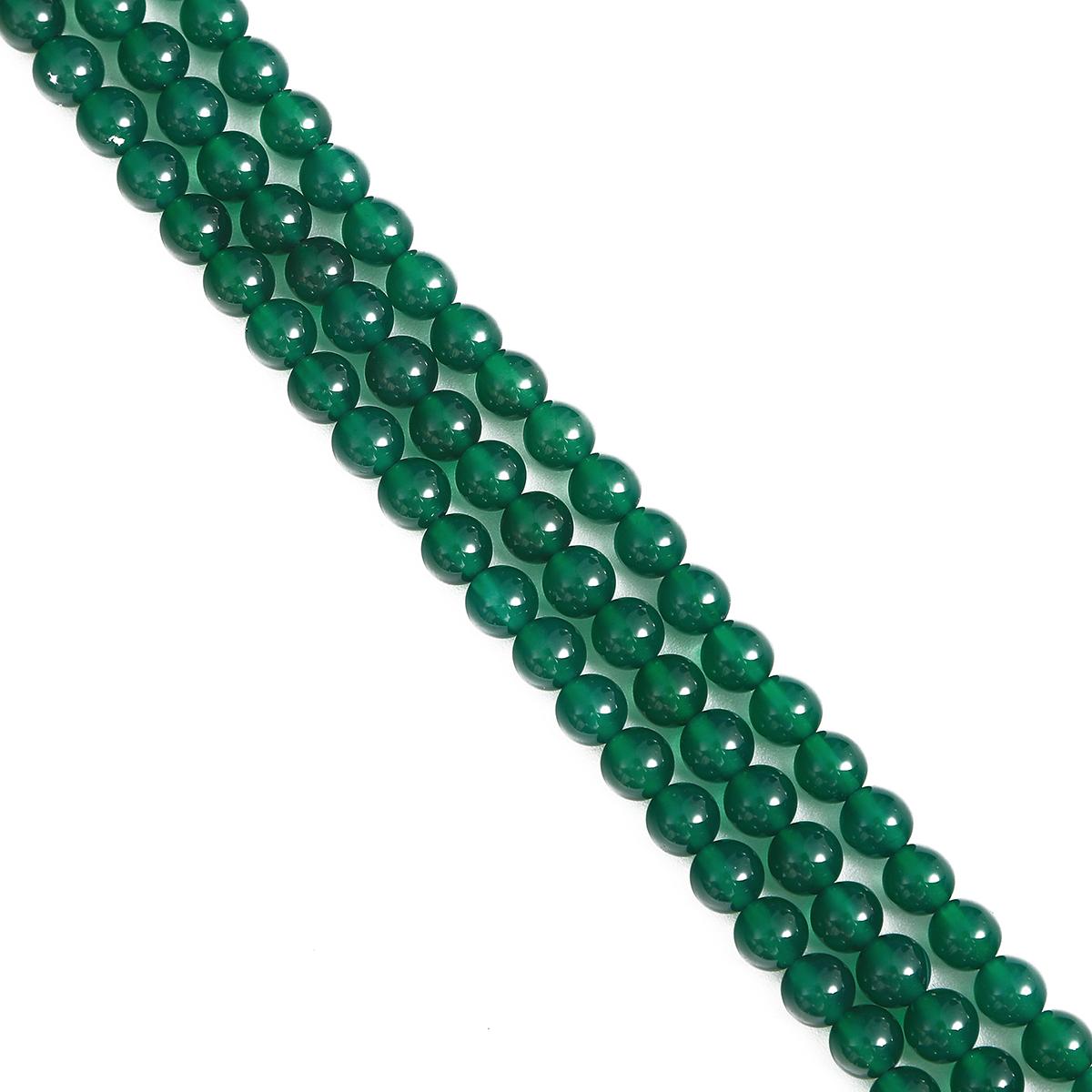 

4-12 мм/32-92 шт. круглые бусины из натурального зеленого агата для изготовления ювелирных изделий DIY браслет ожерелье 6mm 62pcs зелёный