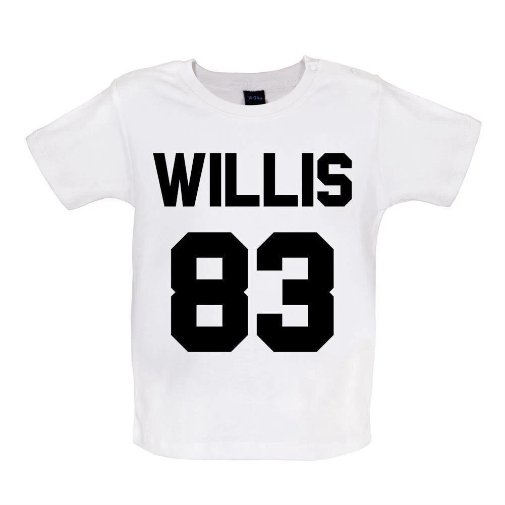 

Willis 83 - Baby Kids Boys Girls Unisex T-Shirt / Romper - Band Singer Love Fan Tour Gig Matt 1983 160