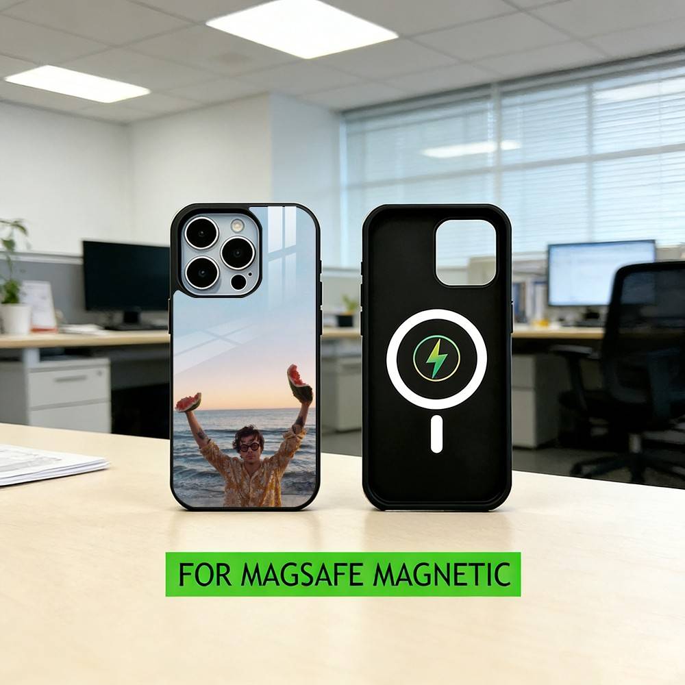 singer H-aRRy Music Styles  Phone Case For iPhone17,16,15,14,13,12,11 Plus,Pro Magnetic For Magsafe Wireless Charging