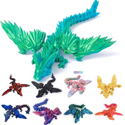 3D-gedruckte geflügelte fliegende Dracheneier-Figur