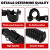 26mm-31mm Bumper Guard Universal Motorcycle Foot Pegs Replacement Foot Pegs  Highway Crash Bar