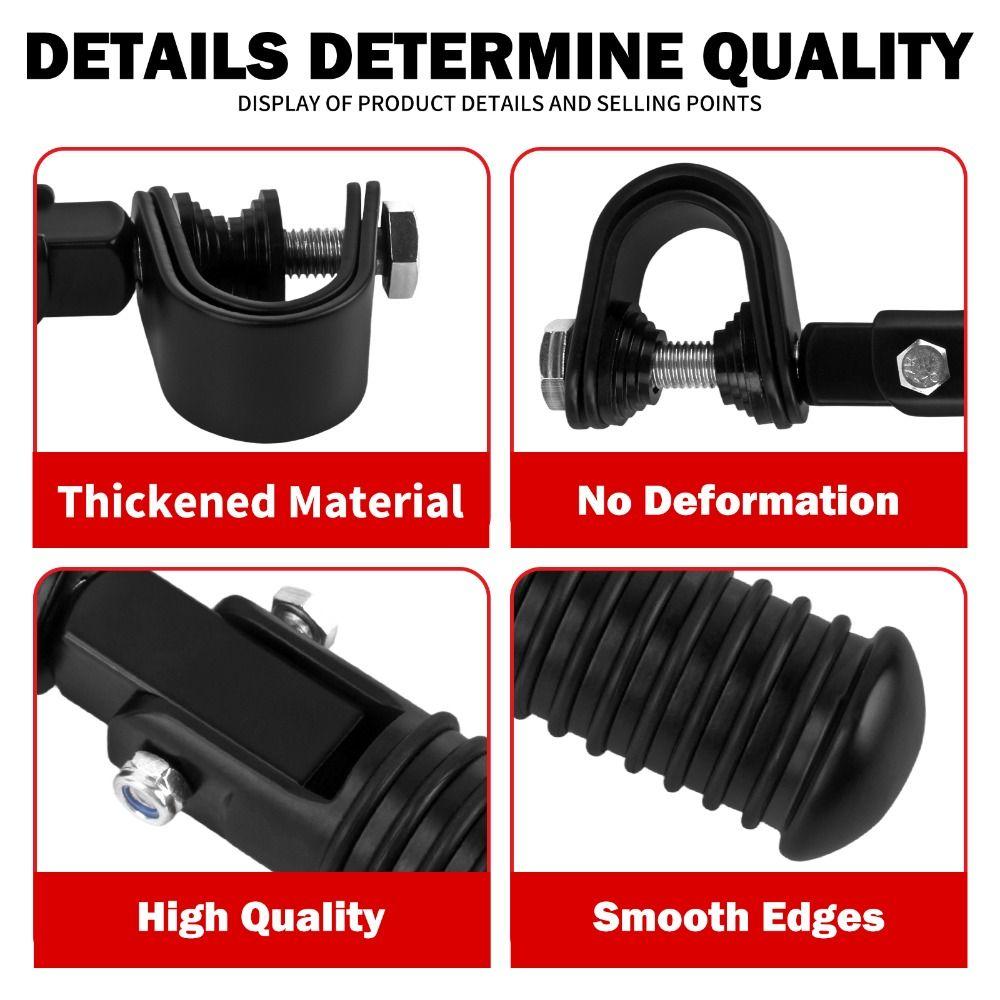 26mm-31mm Bumper Guard Universal Motorcycle Foot Pegs Replacement Foot Pegs  Highway Crash Bar