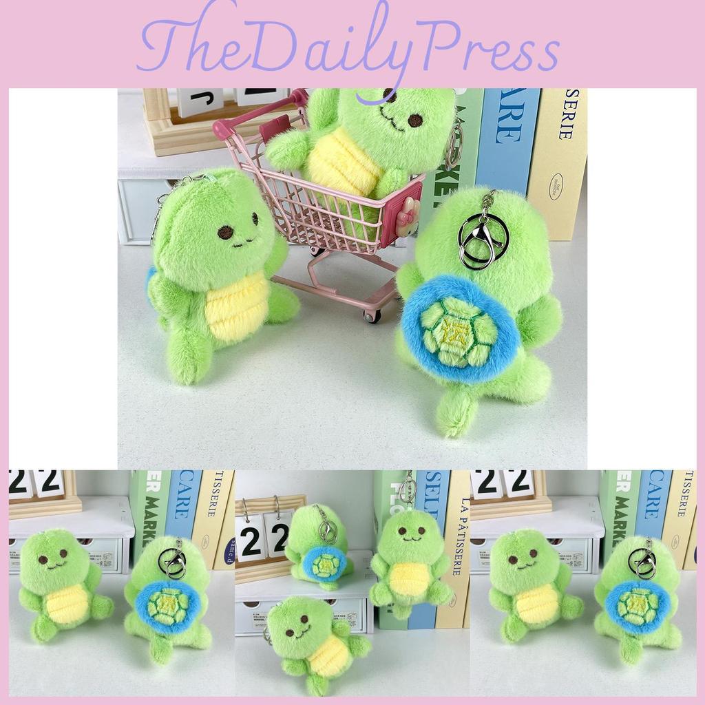 Whimsical Rotating Turtle Plush Keychain Delightful Stress Relief Toy For Children