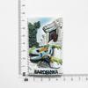 Spain Fridge Stickers Pamplona Santiago Covadonga Chateau Castina Uweda Ubeda Alcala Gate Travelling Souvenirs Fridge Magnets