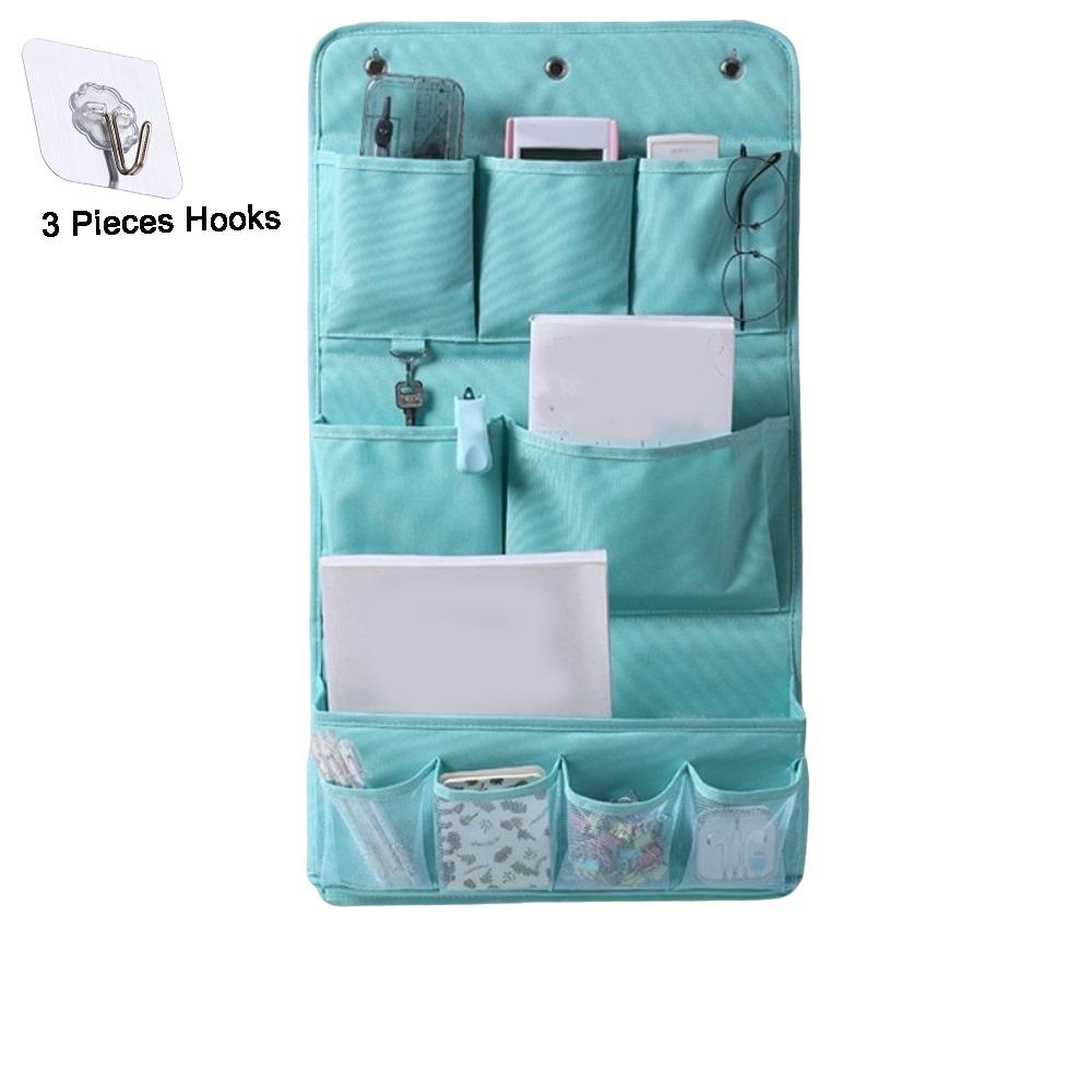 Space Saving Fabric Wall Pocket Organizer Large Capacity Multi Pocket Storage Bag  for Home
