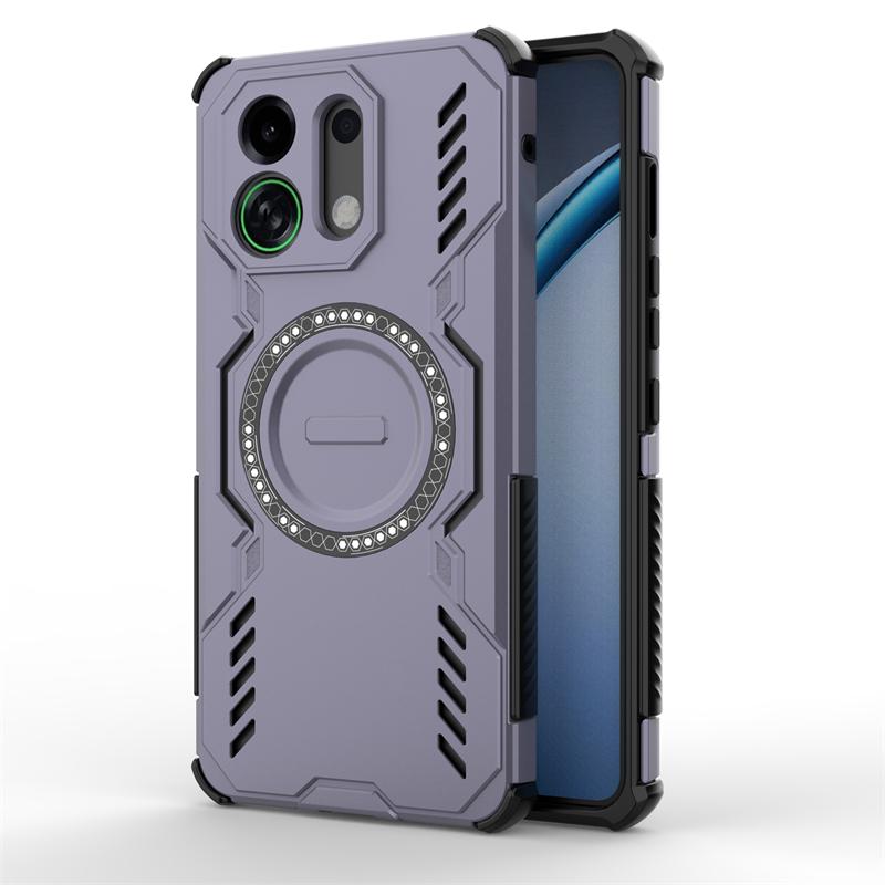 Armor Case For Oppo K13 Turbo Magnetic Adsorption Wireless Charge Cover Oppo K13 Turbo Pro Case For Oppo K13 Turbo Case 6.8 Inch