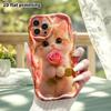 Phone Case: 2D Flat, Fits iPhone 18, 17, 16, 15, 14, 13, 12 Pro, Phone Decoration, Holding a Pink Rose, Perfect Gift for Christmas and Halloween