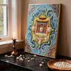 Crystal Pearl Painting 5D DIY Frame Decoration Painting Temple Home Wall Decoration Transparent Pearl Gemstone Painting Picture Art Crafts