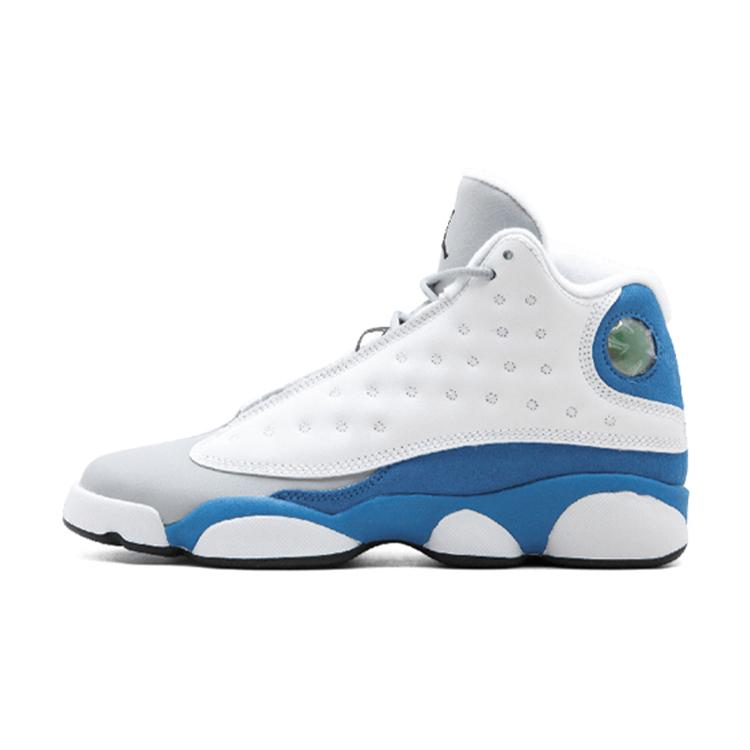 

Новые Jordan 13 Retro Белый Итальянский Синий GS 439358-107 36