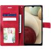 Coque de protection - BOOLING - pour Samsung Galaxy A12 - Rouge - Antichoc - Verres Trempés Inclus