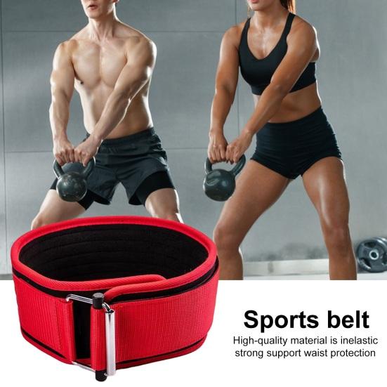 Quick Locking Weight Lifting Belt for Men & Women Comfortable Adjustable Lumbar & Back Support Belt for Bodybuilding Squats