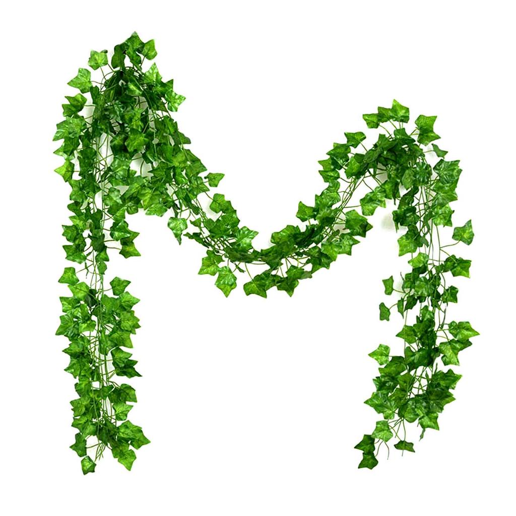 Hanging Artificial Ivy Garland 210 Cm, Set Of 6