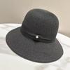 Summer New Sunshade Bucket Hat Women's Versatile Face Small Sunscreen Sun Hat Seaside Vacation Beach Hat