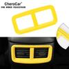 Rear Air Conditioner Vent Outlet Trim Cover for Dodge Challenger 2015-19 Yellow