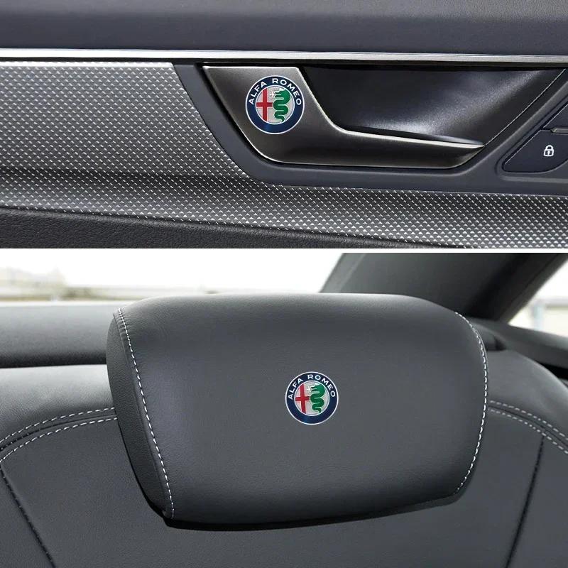 Car Stickers For Alfa Romeo 1/2/5/10PCS Car Rearview Mirror Door Handle Decoration Sticker For Alfa Romeo Giulietta GT 159 147 1