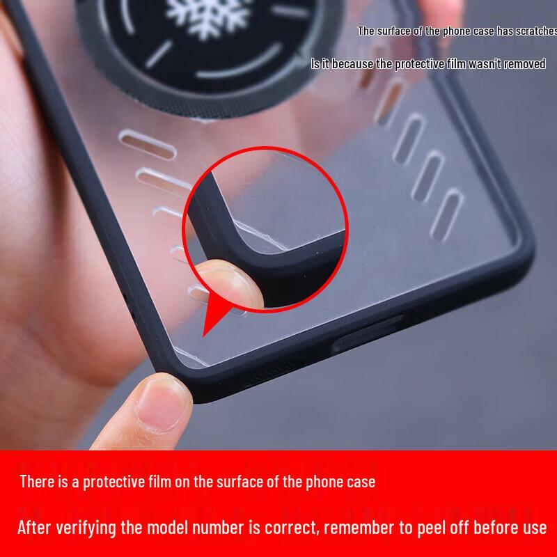 STRYFER Transparent Gaming Cooling Phone Case for Nubia Red Magic 10 Series