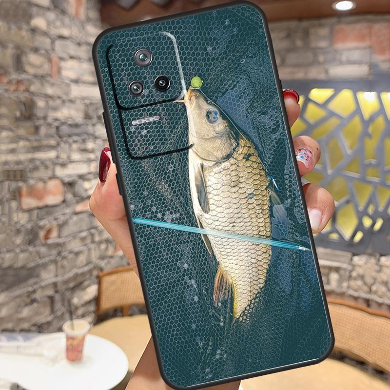 Carp Fishing Fish Case For Xiaomi 15 Ultra 13 14 11T 12T 13T 14T Pro POCO X7 X3 X5 X6 Pro M6 F5 F6 Pro Cover