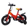 Kids Bike 12 Inch Foam Wheel High Carbon Steel Frame Children Sports Bicycle with Training Wheels for Toddler Red