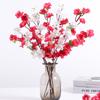 1/3Pcs Peach Blossom Artificial Flowers Bouquet Silk Fake Flowers for Home Decor Garden Wedding Decoration Outdoor Vase Ornament