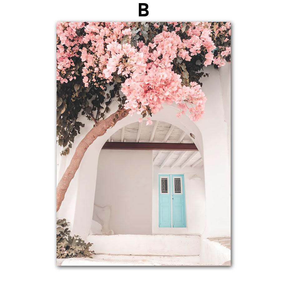 Pink Lily Rose Peony Girl Flowers Wall Art Canvas Painting Nordic Posters and Prints Pictures for Living Room Bedroom Home Decor