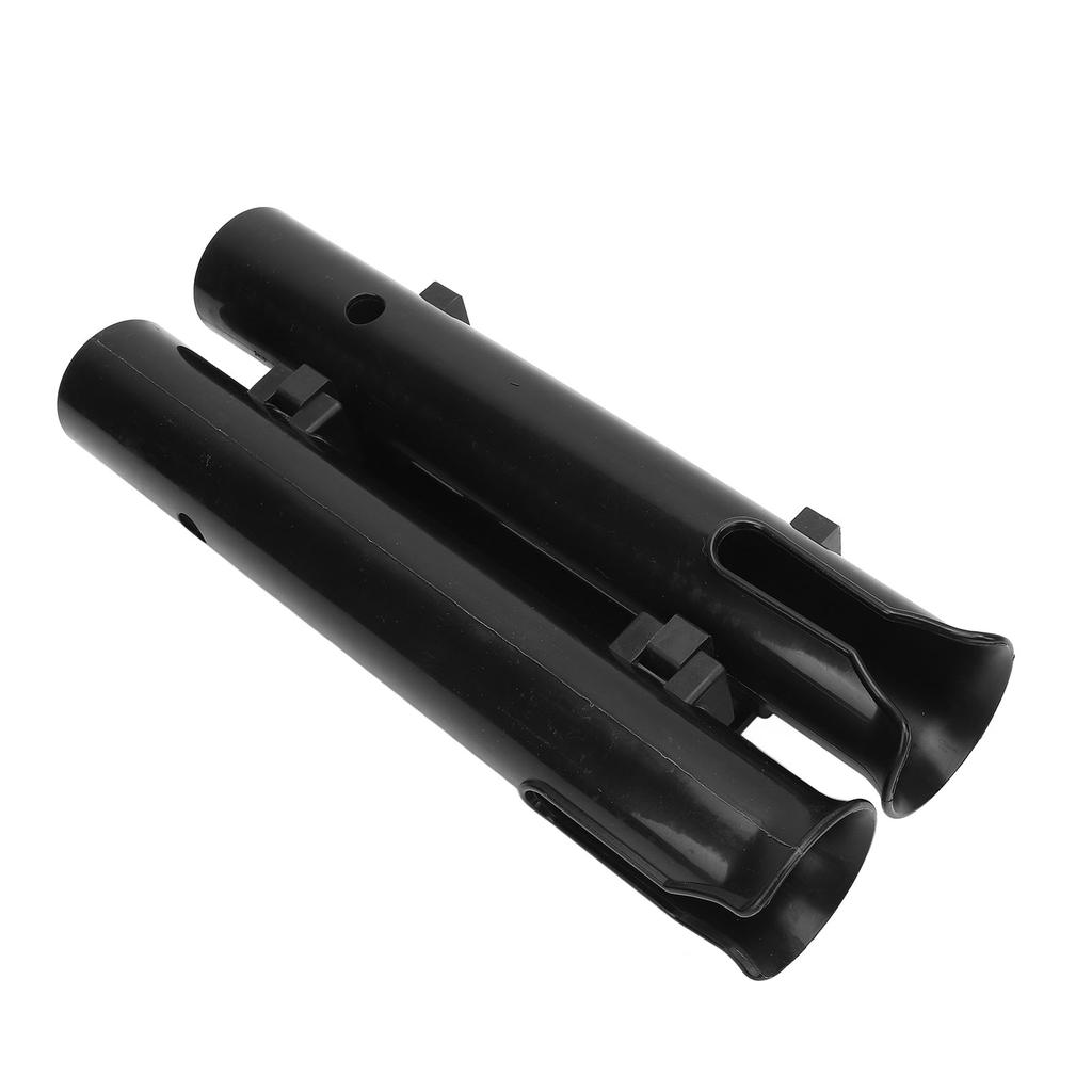 Fishing Rod Holder Bracket Plastic Secure Fixation Portable 2 Tube Fishing Rod Holder Rack for Motorcycle Electric Bike