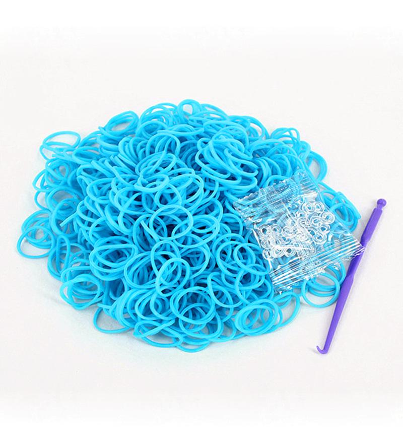 600Pcs Rubber Loom Bands Kids Elastic Band For Diy Weaving Lacing Bracelet