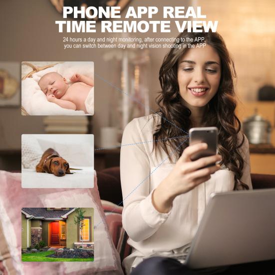 Mini Security Camera 1080P Rechargeable WiFi Audio Video Recording Nanny Surveillance Camera