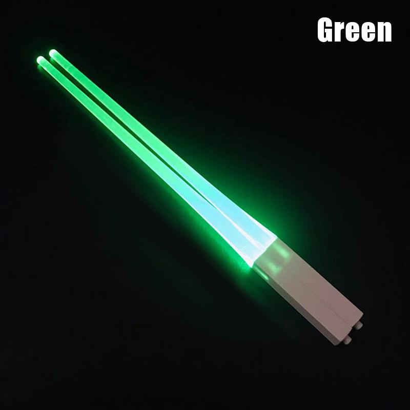 1 Pair Glowing Chopsticks Light Up Sticks Versatile Led Chopsticks For Club Party Wedding Birthday Raves Concert Reusable