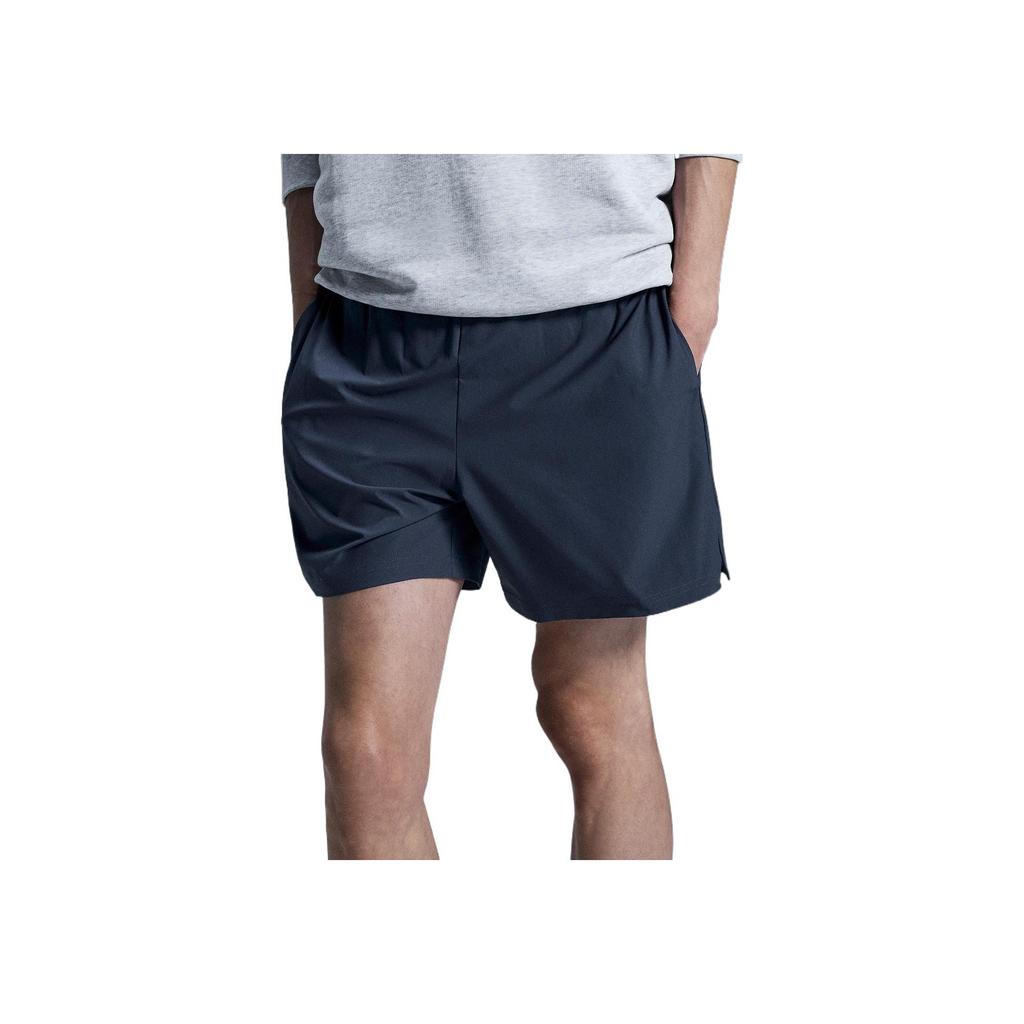 On Ang Pao SS25 Elastic Waistband Solid Color Casual Shorts Men Shorts Black 1MF10121573