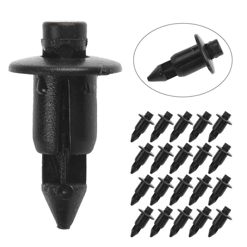 Pack of 20 Plastic Rivet Clips for Bike Fairing Trim For & For Suzuki