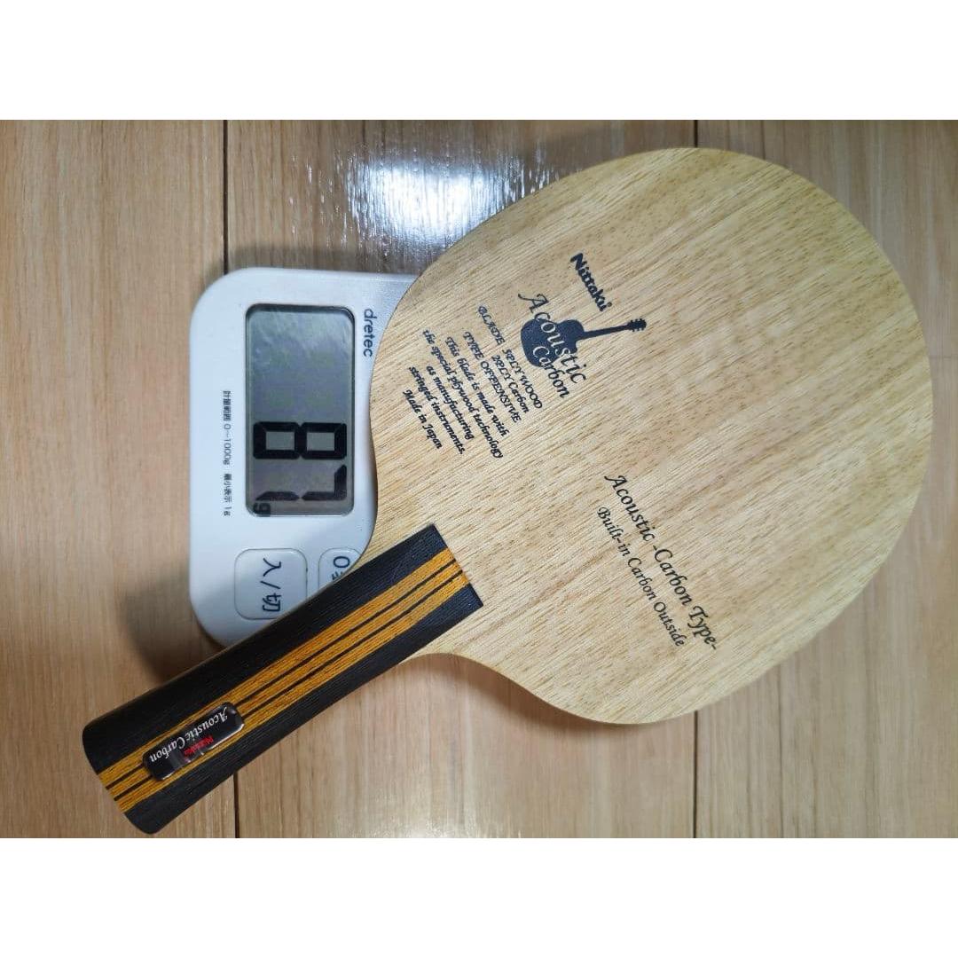 Used Table tennis racket acoustic carbon FL [no box]