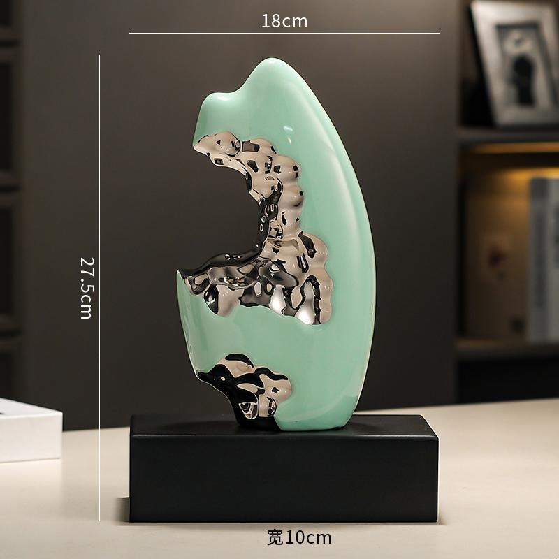 Zhaocai Stone Sculpture Decoration Hotel Restaurant Entrance Decoration Creative Ceramic Crafts Home Decoration Accessories
