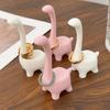 Durable Pink Cartoon Dinosaur Ring Holder 2025 Multi Functional Jewelry Display Stand Packaging Accessories