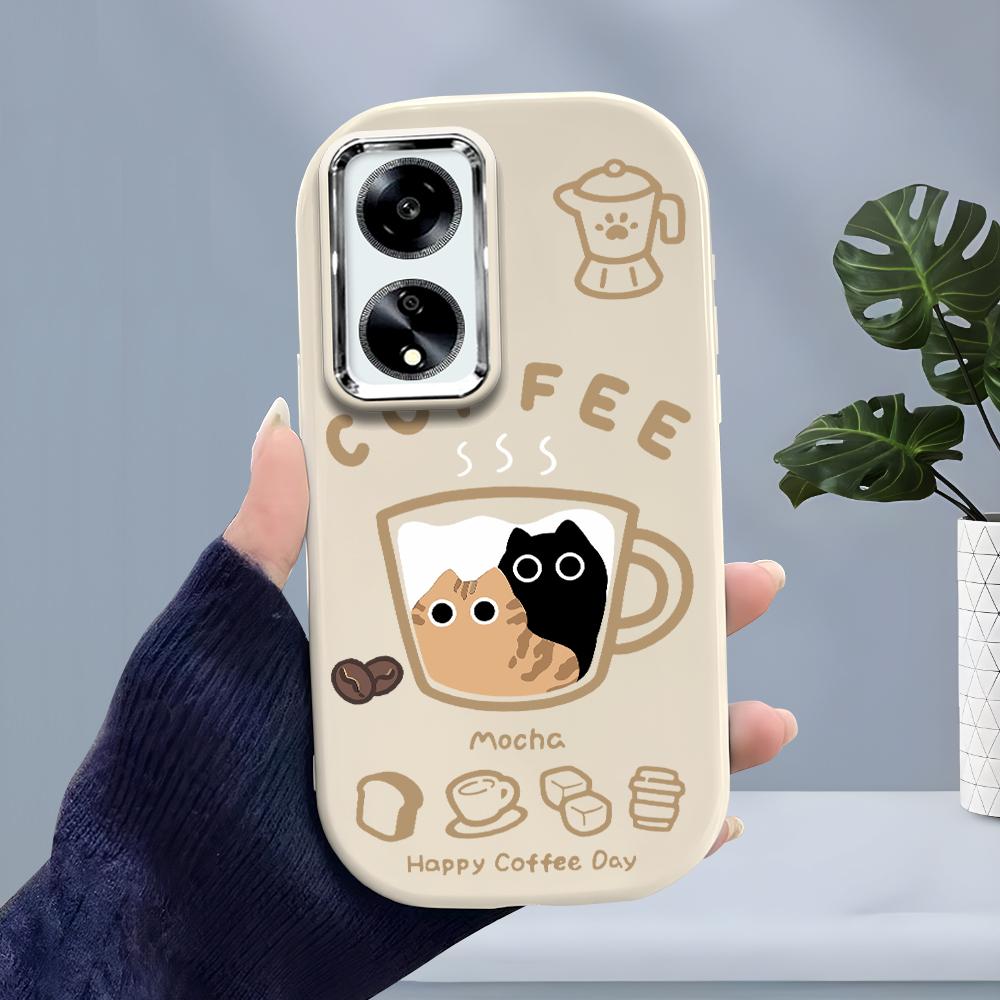 Jednobarevný stříbrný okraj čočky měkký tekutý silikon nárazuvzdorný obal na telefon pro iPhone Samsung Huawei Honor Xiaomi Redmi OPPO Realme Vivo Infinix Tecno