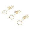 10Pcs Table Card Clips Reusable Metal Desktop Number Menu Display Holder for Wedding Event Restaurant Parties 70mm Gold