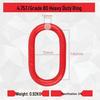 Heavy Duty Butterfly Buckle Double Ring Chain Connector Sling