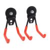 2 Pcs Open Hooks Slip Resistance Heavy Duty Large Magnet Garage Hooks with PVC Coating
