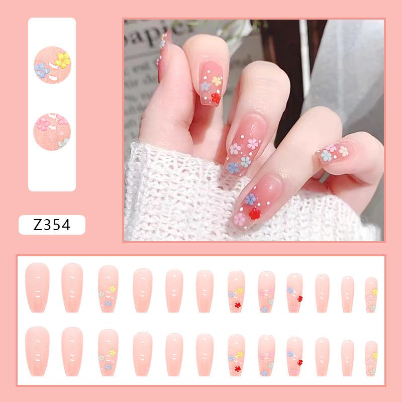 Wear Nail Diamond Small Fresh Three-dimensional Pattern Love Bow Nail Patch Nail Wear Nail Product