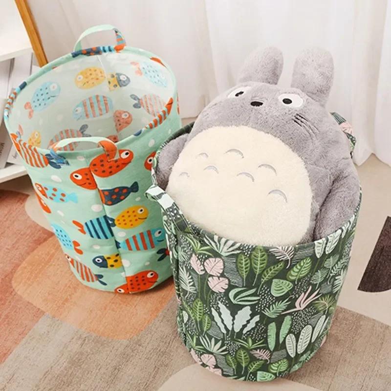 Printing Laundry Basket Bathroom Home Accessories Baskets for Bedroom Portable Storage Organizer Organizing Toy Dirty Clothes