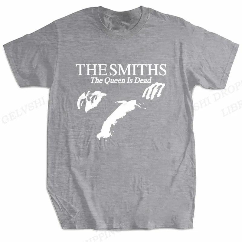 2023 Summer Cotton T Shirt Unisex Fashion T-shirts Kids Hip Hop Tops Tees The Smiths "The Queen Is Dead Tshirt Women Tops Vintage