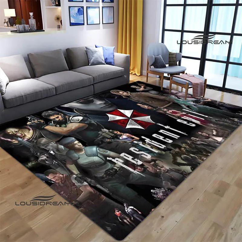 R-Resident Evil Umbrella Printed Carpet Non -slip Carpet Carpets for Living Room Area Rug Door Pad Bedroom Decor Birthday Gift