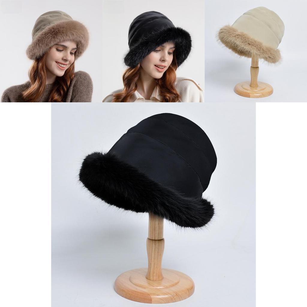 Winter Bucket Hat With Windproof Waterproof Features For Women Outdoor Use