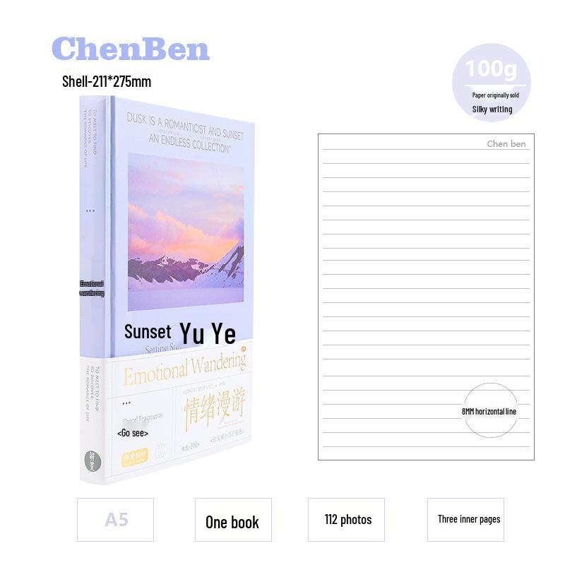 High-Value Student Notebook: Stylish Landscape Cover for Classroom & Office Use
