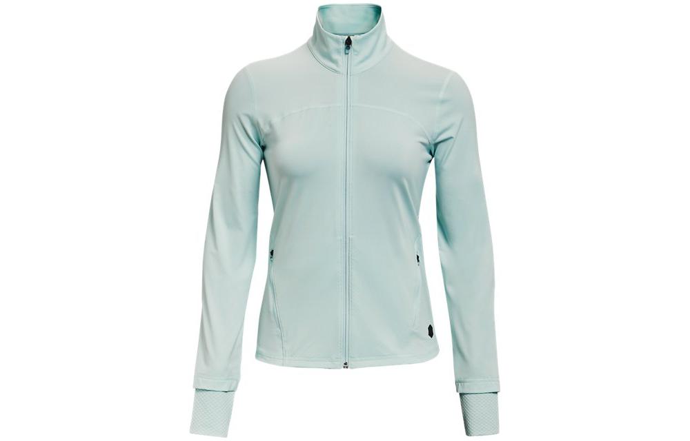 Under Armour Jackets Women s Green Stand Collar Moderate Straight Fit 1359081-936 M