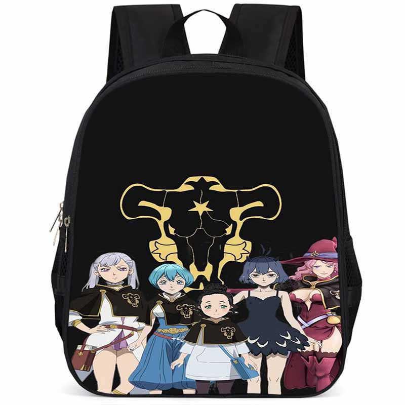 Sac à dos Black Clover 15 pouces Grande capacité Léger Tissu Oxford Pour Enfants