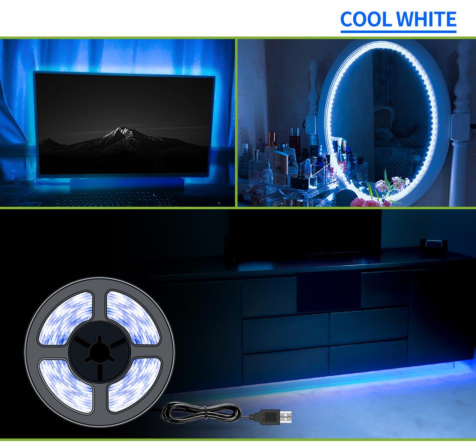 

SMD 2835 DC5V Светодиодная лента 0,5 м 1 м 2 м 3 м 4 м 5 м водонепроницаемый светодиодный светильник 60 светодиодов/м для украшения семьи гибкая диодная лента Two Years Warranty&5m белый